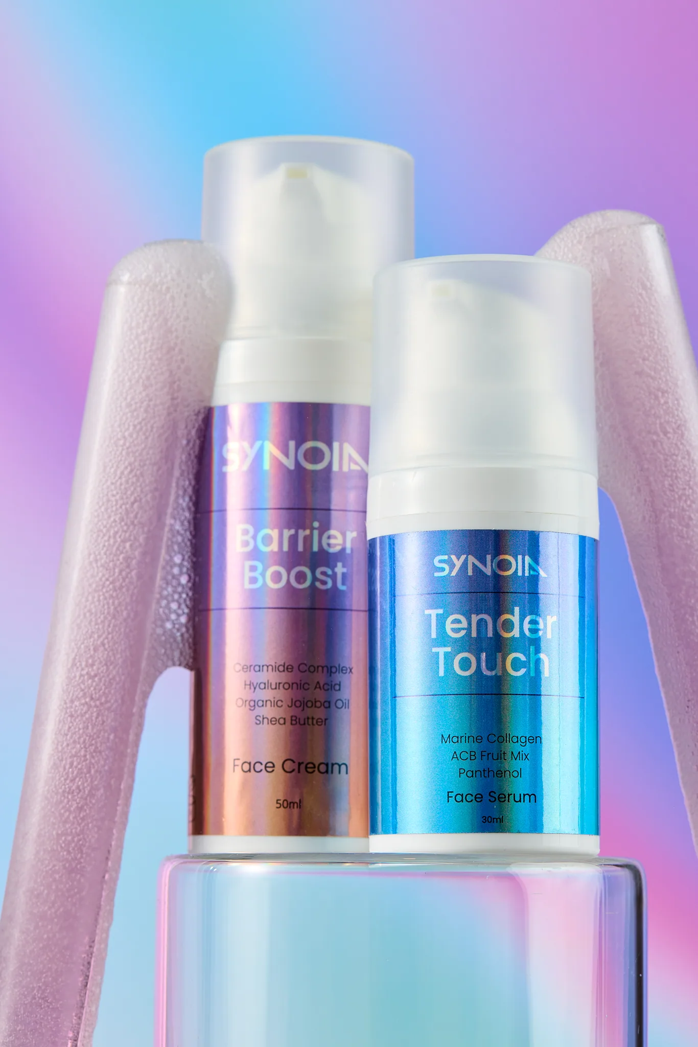 Barrier Boost Face Cream and Tender Touch Face Serum