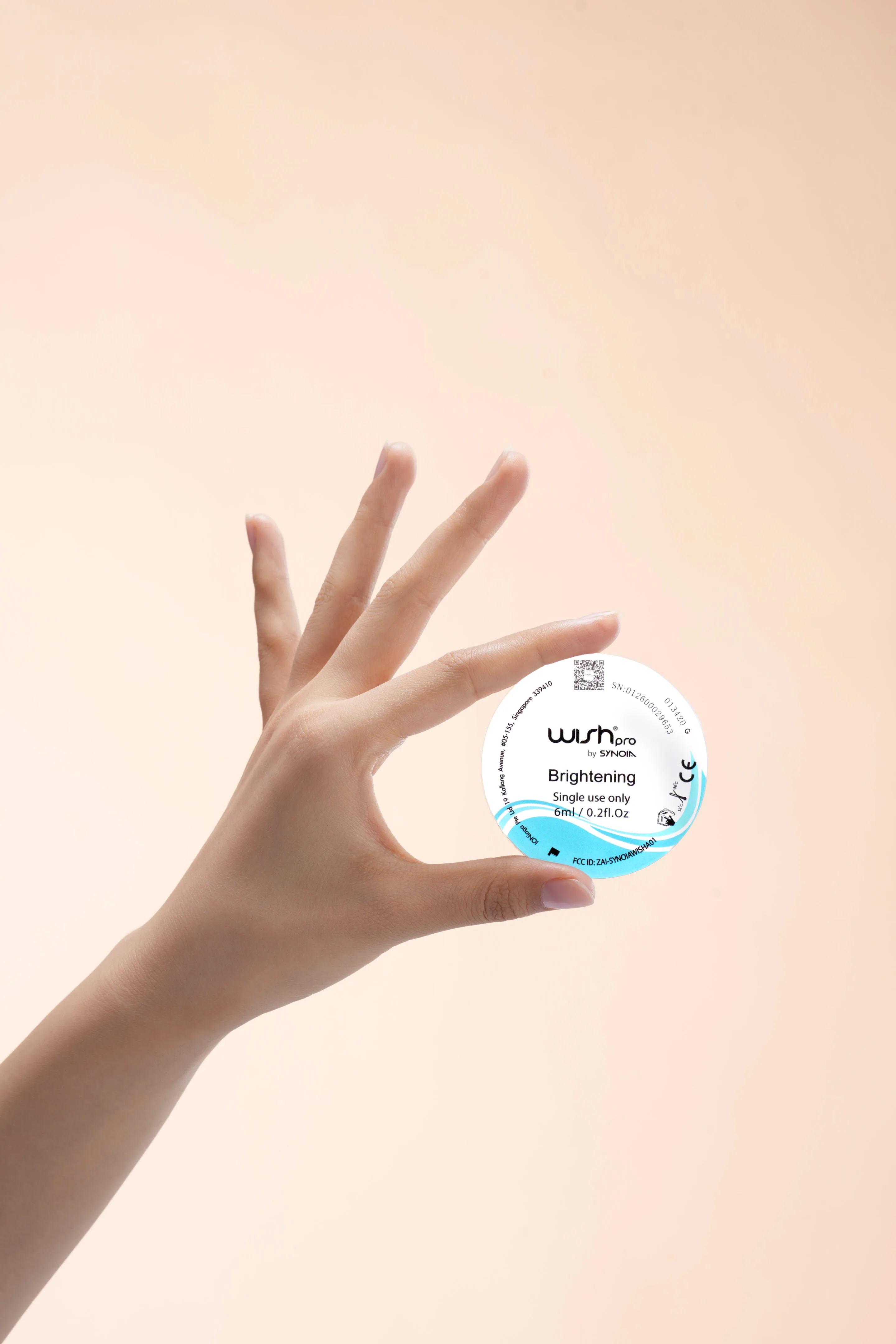 A single-use, patented WISHpro capsule